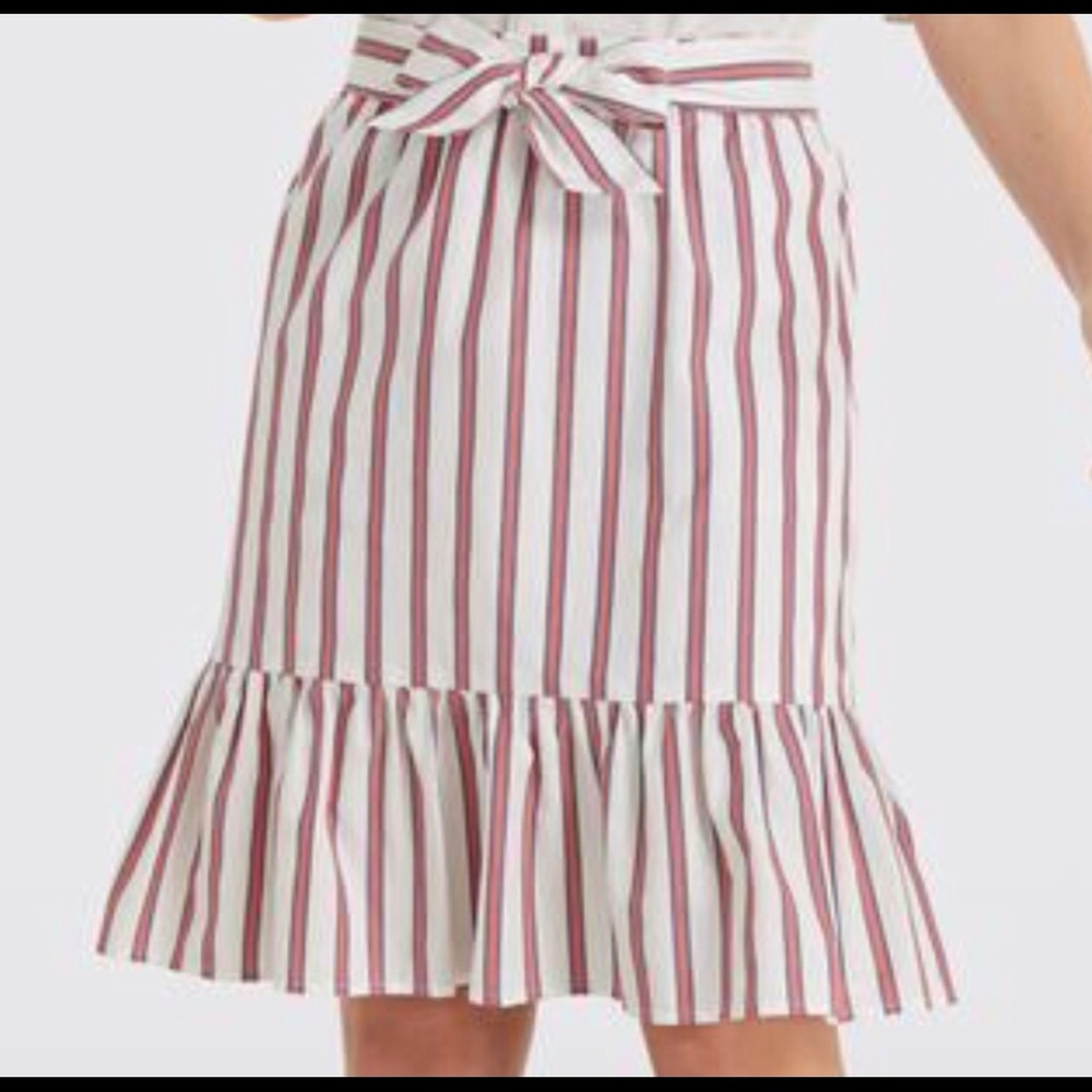 NWT Draper James Stripe Flounce Skirt. Size XS. - Picture 2 of 5